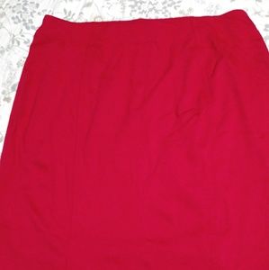 Cato Red Skirt
